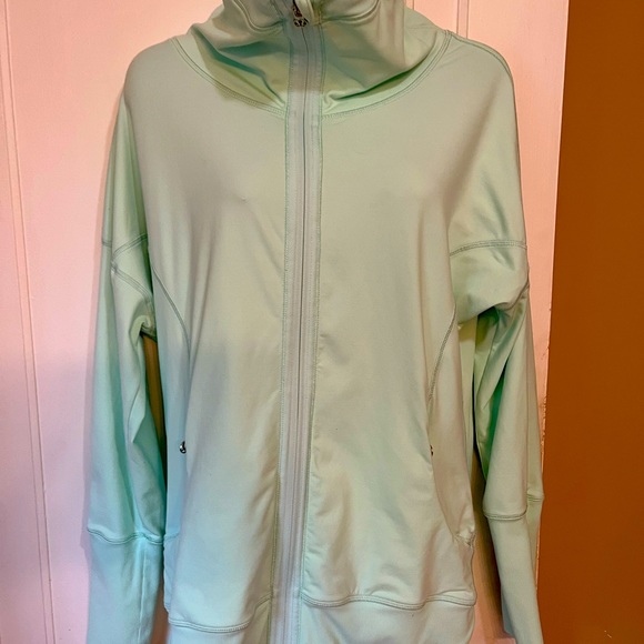 Lululemon mint green jacket size 8 - Picture 1 of 3